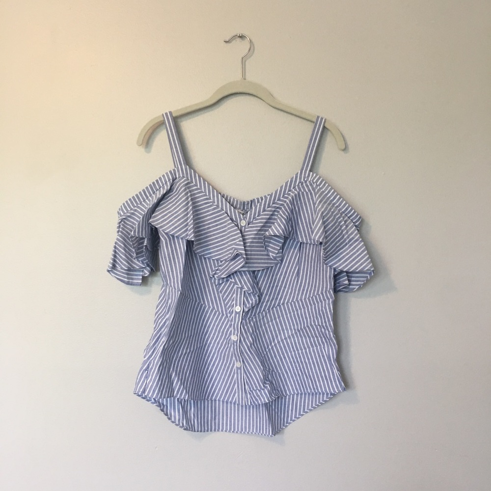 Veronica Beard Off The Shoulder Top